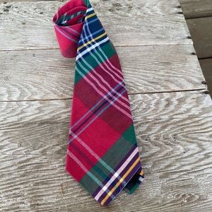Rooster Madris Plaid Cotton Tie